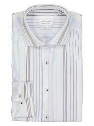 Eterna Koszula - Modern fit - w kolorze niebiesko-kremowym rozmiar: 42. Brązowe koszule Eterna, bez wzorów, z bawełny, bez kołnierzyka, bez ramiączek. Za 131.12 zł.