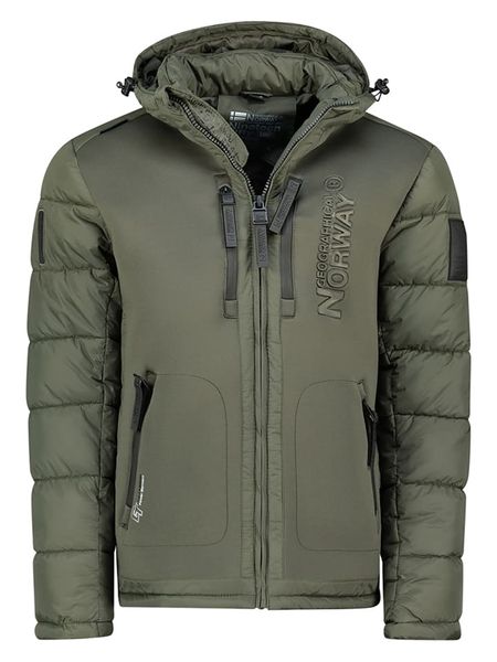 Geographical Norway Kurtka puchowa "Beachwood" w kolorze khaki rozmiar: 3XL. Brązowe kurtki Geographical Norway, na zimę, xl, bez wzorów, z puchu, bez kaptura. Za 266.66 zł.