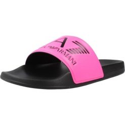 Sandały EMPORIO ARMANI SCARPE BEACHWEAR Rose. Czerwone sandały EA7, z syntetyku, bez zapięcia. Za 170.99 zł.