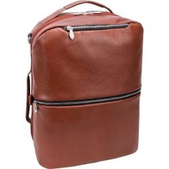 Skórzany plecak i torba na laptopa McKlein East Side brązowy. Brązowe torby na laptopa Mcklein. Za 522.49 zł.