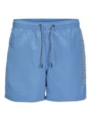 Jack & Jones Szorty kąpielowe "Aruba" w kolorze błękitnym rozmiar: XXL. Niebieskie kąpielówki Jack & Jones, xxl, bez wzorów, z materiału. Za 57.47 zł.