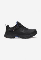 Czarne Buty Trekkingowe Phinine. Czarne buty trekkingowe Born2be, na lato, bez wzorów, z nubiku, przed kostkę, bez zapięcia. W wyprzedaży za 144.49 zł.