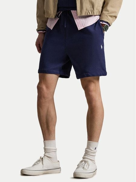 Polo Ralph Lauren Szorty materiałowe 710934602011 Granatowy Regular Fit. Niebieskie szorty Polo Ralph Lauren, m, bez wzorów, z bawełny. Za 585.99 zł.