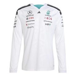 Kurtka z długim rękawem Mercedes AMG Petronas Formula One Team Driver. Białe kurtki Adidas, xs, bez wzorów, bez kaptura. Za 299.00 zł.
