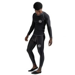 Legginsy Benlee Abington PU. Czarne legginsy długie sportowe Benlee, m, bez wzorów, z poliesteru, na fitness i siłownię. Za 190.00 zł.