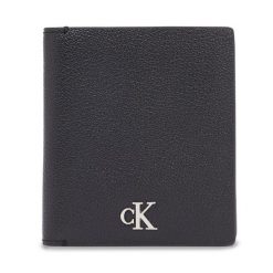 Mały Portfel Męski Calvin Klein. Czarne portfele CALVIN KLEIN, bez wzorów. Za 159.99 zł.