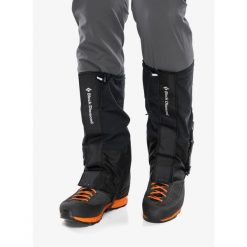 Stuptuty Black Diamond Frontpoint Gaiters. Czarne buty trekkingowe Black Diamond, bez wzorów, bez zapięcia. Za 251.99 zł.