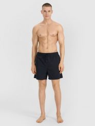 4F Spodenki plażowe boardshorty męskie - czarne L. Czarne szorty 4F, l, bez wzorów, z syntetyku, wakacyjne. Za 99.99 zł.