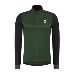 Kurtka rowerowa męska Rogelli MONO. Zielone kurtki Rogelli, na jesień, l, bez wzorów, bez kaptura. W wyprzedaży za 329.00 zł.