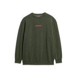 Luźna bluza Superdry Micro Logo Graphic. Zielone bluzy Superdry, m, bez wzorów, bez kaptura. Za 295.55 zł.