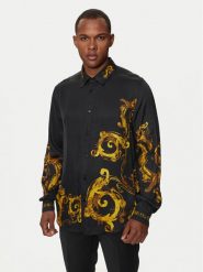 Versace Jeans Couture Koszula 76GAL2RW Czarny Regular Fit. Czarne koszule Versace Jeans Couture, m, bez wzorów, z jeansu, bez kołnierzyka, bez ramiączek. Za 2,899.00 zł.