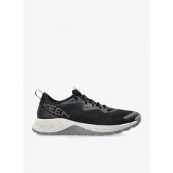 Buty turystyczne męskie Keen Versacore Speed. Czarne buty trekkingowe Keen, bez wzorów, bez zapięcia. Za 387.99 zł.