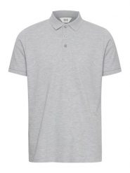 Solid Polo 21106488 Szary Regular Fit. Szare koszulki polo Solid, m, bez wzorów, z bawełny, bez kołnierzyka, bez ramiączek. Za 59.99 zł.