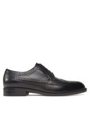 BOSS Półbuty Tayil 50543423 Czarny. Czarne eleganckie półbuty Boss, bez wzorów, ze skóry, bez obcasa, bez zapięcia. Za 949.99 zł.