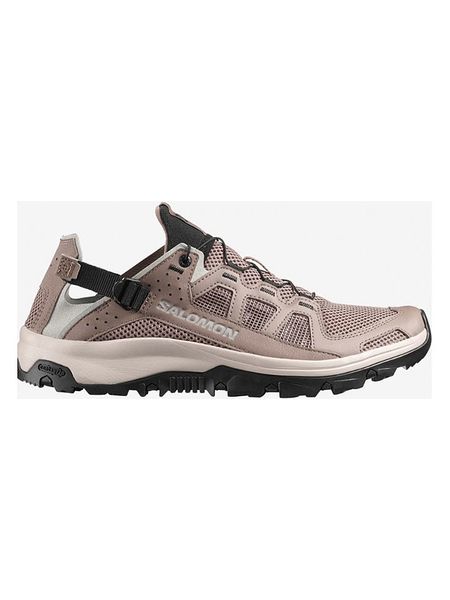 SALOMON Buty turystyczne "TECHAMPHIBIAN 5" w kolorze jasnoróżowym rozmiar: 45 1/3. Różowe buty trekkingowe Salomon, bez wzorów, bez zapięcia, outdoorowe. Za 436.09 zł.