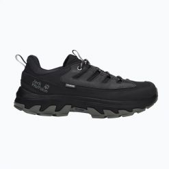 Buty trekkingowe męskie Jack Wolfskin Apex Hike Texapore Low. Czarne buty turystyczne Jack Wolfskin, bez wzorów, bez zapięcia, trekkingowe. Za 739.99 zł.
