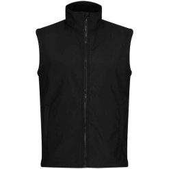 Męska Kamizelka Ablaze Softshell Do Nadruku. Czarne kurtki softshell Regatta, m, bez wzorów, z softshellu, bez kaptura. Za 98.99 zł.