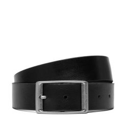 Pasek Calvin Klein. Czarne paski CALVIN KLEIN, bez wzorów, casualowe. Za 209.99 zł.