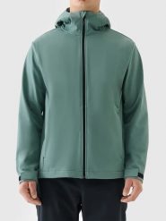 4F Kurtka softshellowa w kolorze zielonym rozmiar: XL. Zielone kurtki outdoor i hardshell 4F, m, bez wzorów, z materiału, bez kaptura. Za 176.08 zł.