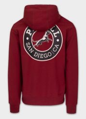 Bluza męska Pitbull z kapturem SAN DIEGO CA. Czerwone bluzy z kapturem PITBULL, m, bez wzorów, z bawełny, z kapturem. Za 189.99 zł.