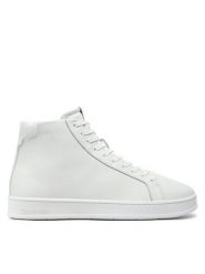 Calvin Klein Sneakersy HM0HM01547 Biały. Białe buty sportowe casual CALVIN KLEIN, bez wzorów, ze skóry, bez zapięcia. Za 529.99 zł.