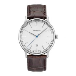 Zegarek "GT020002" w kolorze brązowo-srebrnym. Brązowe zegarki Hugo Boss, GANT. W wyprzedaży za 169.95 zł.