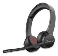 MediaRange MROS307 słuchawki/zestaw słuchawkowy Bezprzewodowy Opaska na głowę Połączenia/muzyka USB Type-C Bluetooth Czarny. Czarne słuchawki bezprzewodowe No name. Za 201.99 zł.