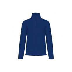 Polar z kołnierzem na zamek błyskawiczny Kariban Enzo. Niebieskie bluzy z polaru KARIBAN, m, bez wzorów, z polaru, bez kaptura. Za 177.00 zł.