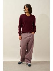 AUTHENTIC CASHMERE Kaszmirowy sweter "Agel" w kolorze bordowym rozmiar: M. Czerwone swetry nierozpinane AUTHENTIC CASHMERE, m, bez wzorów, z kaszmiru, bez kołnierzyka, bez ramiączek. Za 369.99 zł.