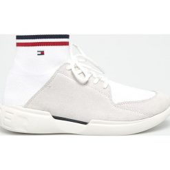 Tommy Hilfiger - Buty. Białe buty sportowe casual marki Tommy Hilfiger, z gumy. Za 539.90 zł.