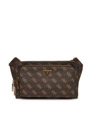 Guess Nerka Milano HMMILO P5214 Brązowy. Brązowe saszetki i nerki Guess, z aplikacjami, ze skóry. Za 199.99 zł.