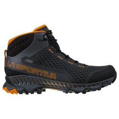 Buty turystyczne męskie La Sportiva Stream GTX. Brązowe buty turystyczne La Sportiva, bez wzorów, bez zapięcia, trekkingowe. Za 923.99 zł.