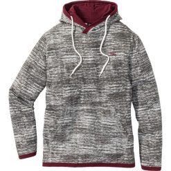Shirt z długim rękawem i kapturem Regular Fit bonprix szary melanż. Bezrękawniki bonprix. Za 59.99 zł.