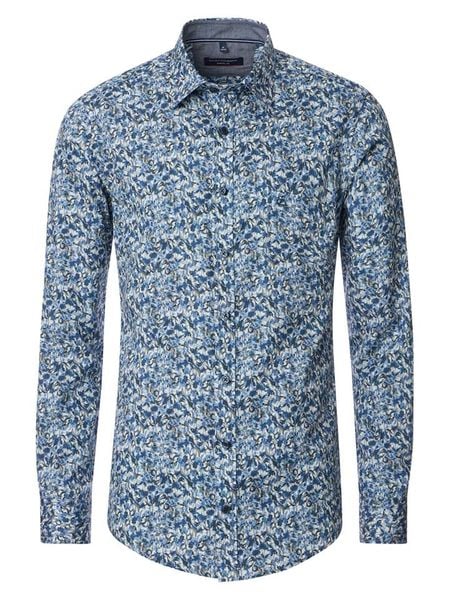 CASAMODA Koszula - Casual fit - w kolorze niebieskim rozmiar: 5XL. Niebieskie koszule CASAMODA, xl, bez wzorów, z bawełny, bez kołnierzyka, bez ramiączek. Za 141.45 zł.