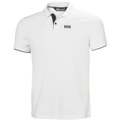Polo Helly Hansen Ocean 2.0. Białe koszulki polo Helly Hansen, m, bez wzorów, bez kołnierzyka, bez ramiączek, żeglarskie. Za 320.35 zł.