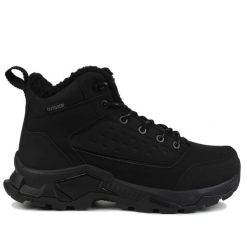 Buty męskie trekkingowe DK VIRAL. Czarne buty trekkingowe DK, bez wzorów, bez zapięcia. W wyprzedaży za 189.00 zł.