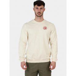 Sweter Męski Fjallraven 1960 Logo Badge. Białe swetry nierozpinane Fjällräven, na zimę, m, bez wzorów, bez kołnierzyka, bez ramiączek. Za 524.45 zł.