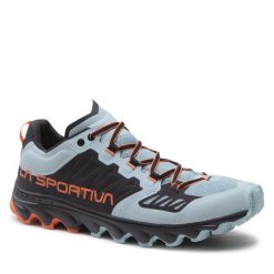 Buty do biegania La Sportiva. Niebieskie buty do biegania La Sportiva, bez wzorów, bez zapięcia, do biegania. Za 739.99 zł.