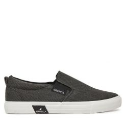 Tenisówki Nautica. Szare trampki Nautica, m, bez wzorów, bez zapięcia. Za 95.99 zł.