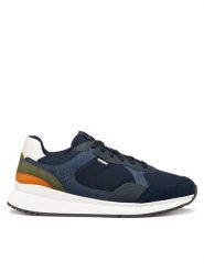 Geox Sneakersy U Branthon U65LCB 0EK11 C4KF4 Granatowy. Niebieskie buty sportowe casual Geox, bez wzorów, z materiału, bez zapięcia. Za 449.99 zł.