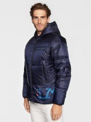 La Martina Kurtka puchowa UMO300 PA064 Granatowy Regular Fit. Niebieskie kurtki La Martina, m, bez wzorów, z puchu, bez kaptura. Za 1,079.00 zł.