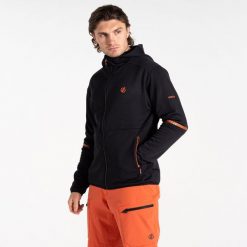 Polar narciarski męski Camber Core Stretch. Czarne bluzy z polaru Dare 2B, na zimę, m, bez wzorów, z polaru, bez kaptura. W wyprzedaży za 259.85 zł.