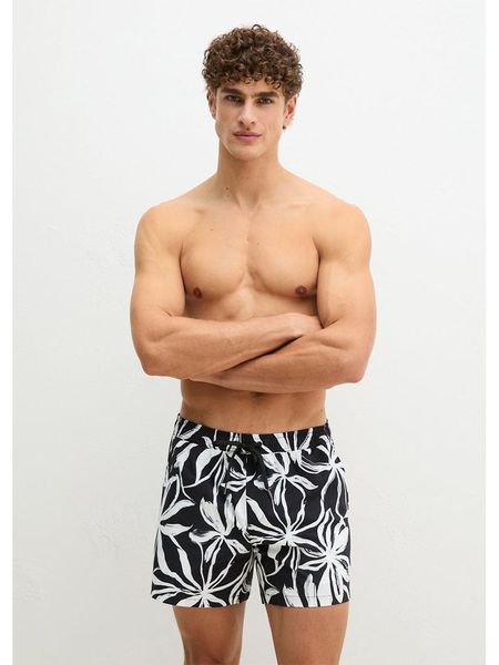 Marc O´Polo Bodywear Szorty kąpielowe w kolorze czarno-białym rozmiar: L. Czarne kąpielówki l, bez wzorów, z materiału. Za 159.95 zł.