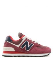 New Balance Sneakersy U574RX2 Bordowy. Czerwone buty sportowe casual New Balance, bez wzorów, ze skóry, bez zapięcia. Za 299.99 zł.