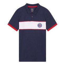 PSG polo męskie. Czarne koszulki polo PSG, m, bez wzorów, bez kołnierzyka, bez ramiączek. Za 214.99 zł.