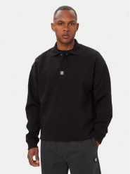 HUGO Bluza Dabins 50563051 Czarny Oversize. Czarne bluzy Hugo, l, bez wzorów, z syntetyku, bez kaptura. Za 549.99 zł.