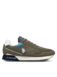 U.S. Polo Assn. Sneakersy NOBIL003G Khaki. Brązowe buty sportowe casual U.S. Polo Assn., bez wzorów, z syntetyku, bez zapięcia. Za 207.99 zł.
