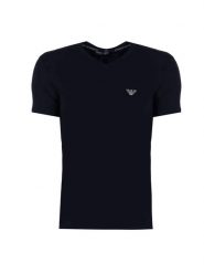 Emporio Armani T-shirt | 112010 4F511 | Mężczyzna | Granatowy. Niebieskie t-shirty Emporio Armani, m, bez wzorów, z elastanu, bez kołnierzyka, bez ramiączek. W wyprzedaży za 219.00 zł.