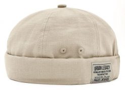 Letnia Czapka Dokerka (Leonka) - Pako Jeans - Beżowa. Brązowe czapki zimowe Pako Jeans, bez wzorów, z bawełny. Za 49.99 zł.