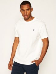 Polo Ralph Lauren T-Shirt Classics 710811284002 Biały Regular Fit. Białe koszulki polo Polo Ralph Lauren, m, bez wzorów, z bawełny, bez kołnierzyka, bez ramiączek. Za 299.99 zł.